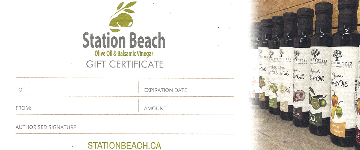 Station Beach Gift Certificates