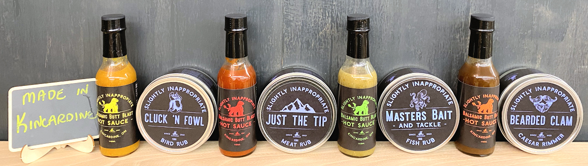 Slightly Inappropriate Rubs & Hot Sauces