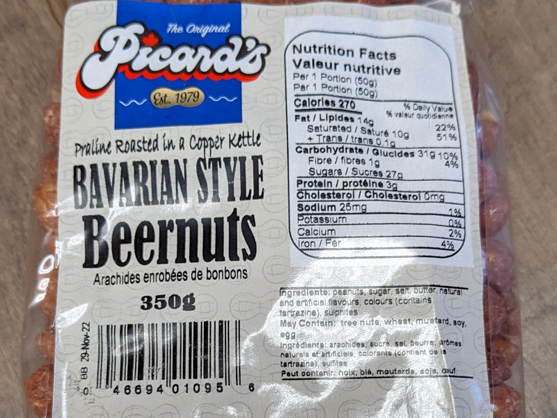 Picards Bavarian Style Beernuts
